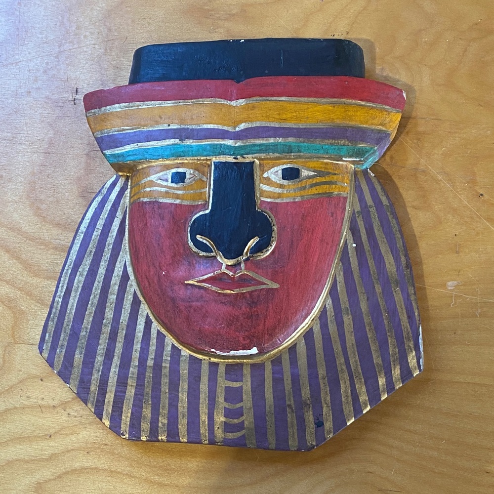 Colorful Tribal Mask Wall Decor